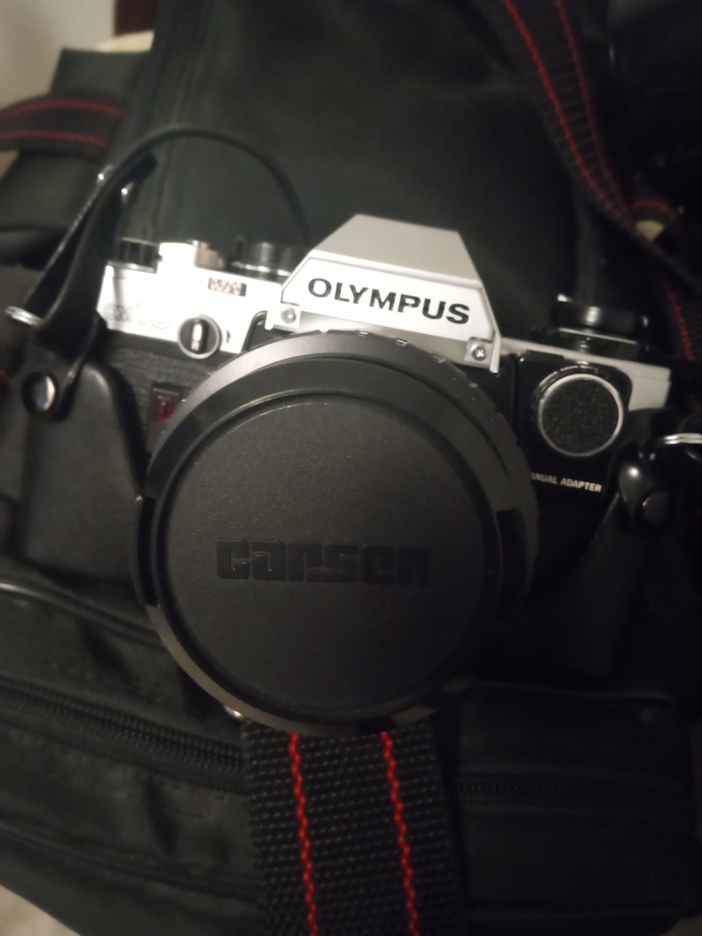 Olympus Silver and Black Vintage SLR Camera - Olympus